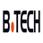 كلمة B-tech باللون الاسود تدل على شعار بي تيك.