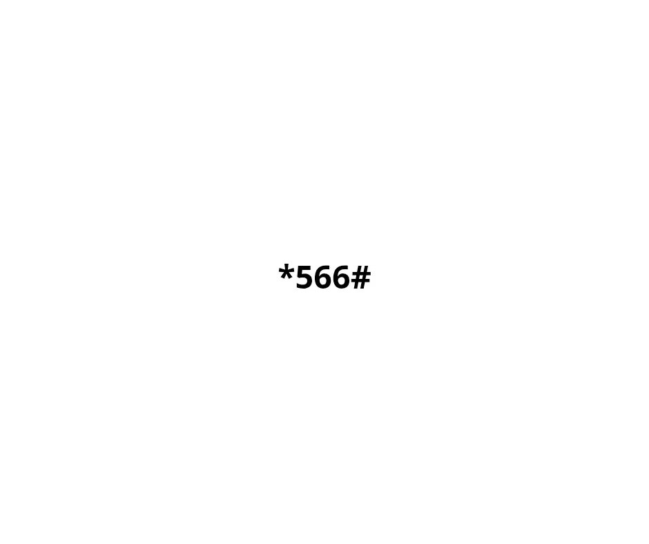 كود شحن كارت وي دقايق فقط #566* بلون اسود على خلفية بيضاء.