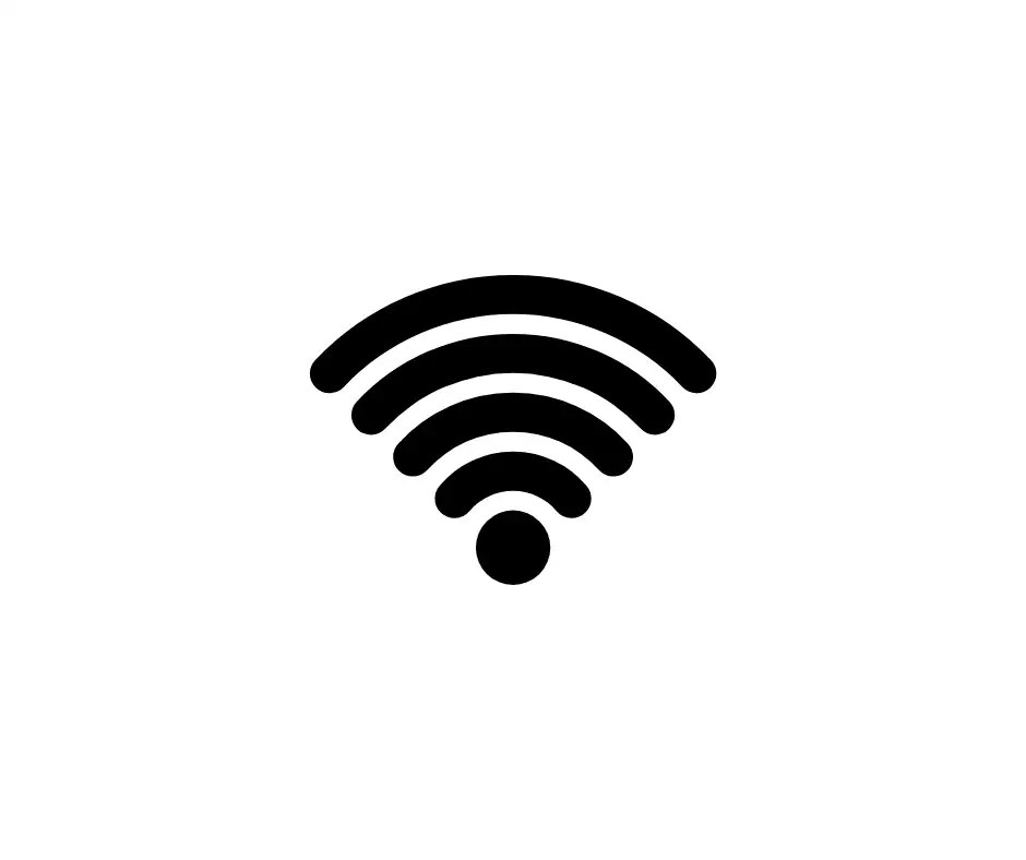 اشارة شبكة WiFi سوداء لتوضيح 192.168.l.l تسجيل الدخول we 192.168.l.l اعدادات الراوتر.